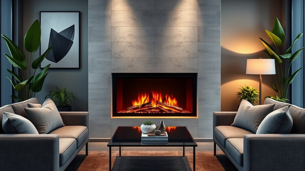 top office electric fireplaces