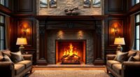 top realistic fireplace mantel designs