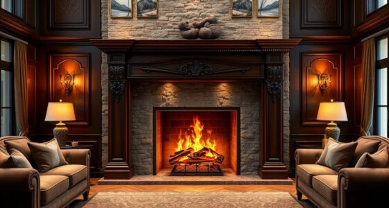 top realistic fireplace mantel designs