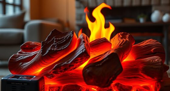 top realistic flame electric logs