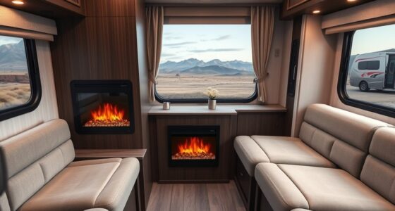 top rv corner electric fireplaces