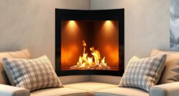 top stylish corner fireplaces