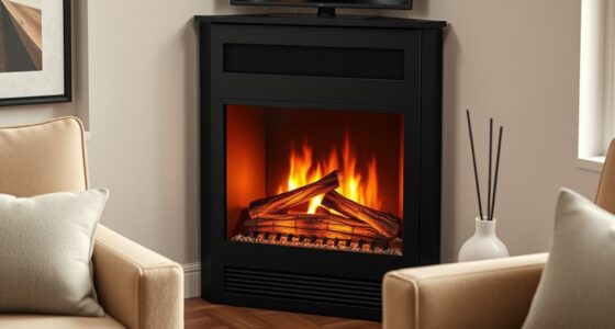 top stylish corner fireplaces