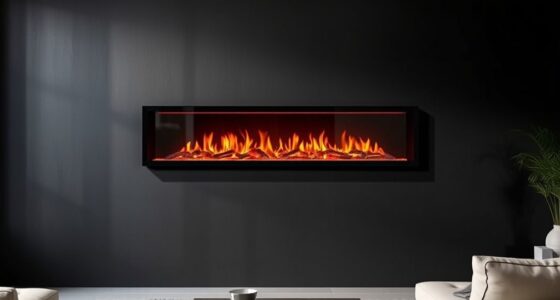 top stylish electric fireplace options