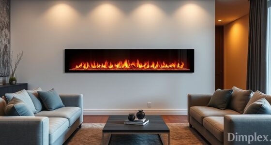 top stylish electric fireplaces