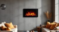 top wall mounted electric fires