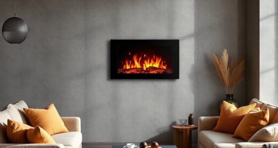 top wall mounted electric fires