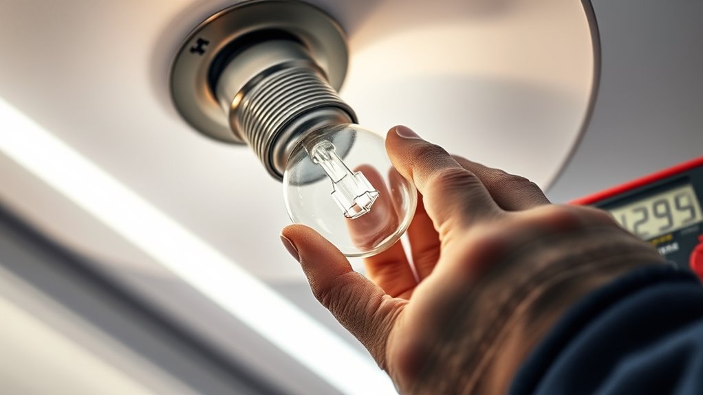 troubleshoot bulb installation issues