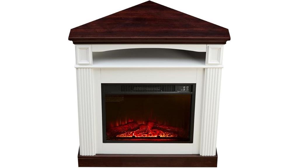 unicorn themed mantel fireplace