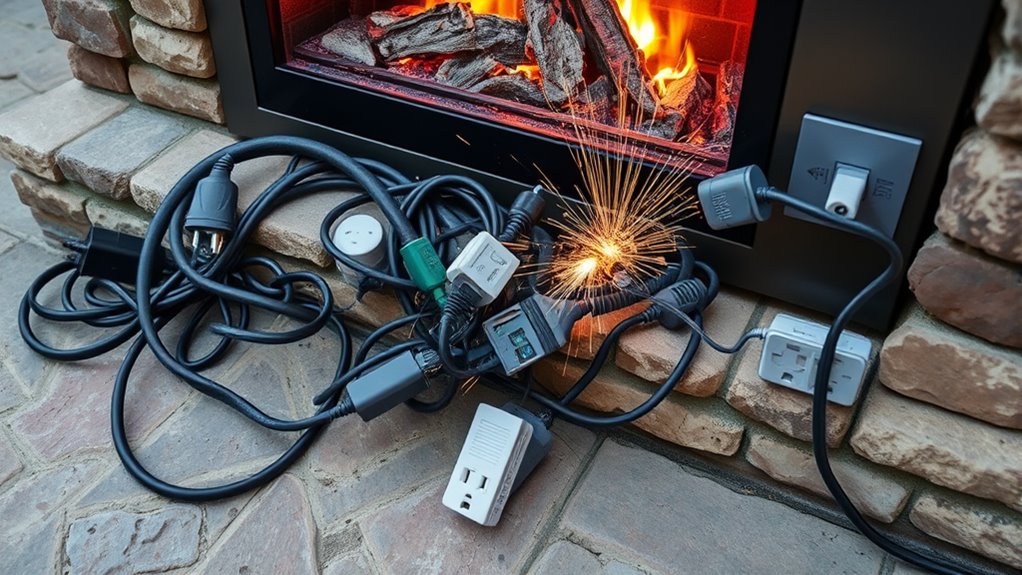 use proper outdoor power cords