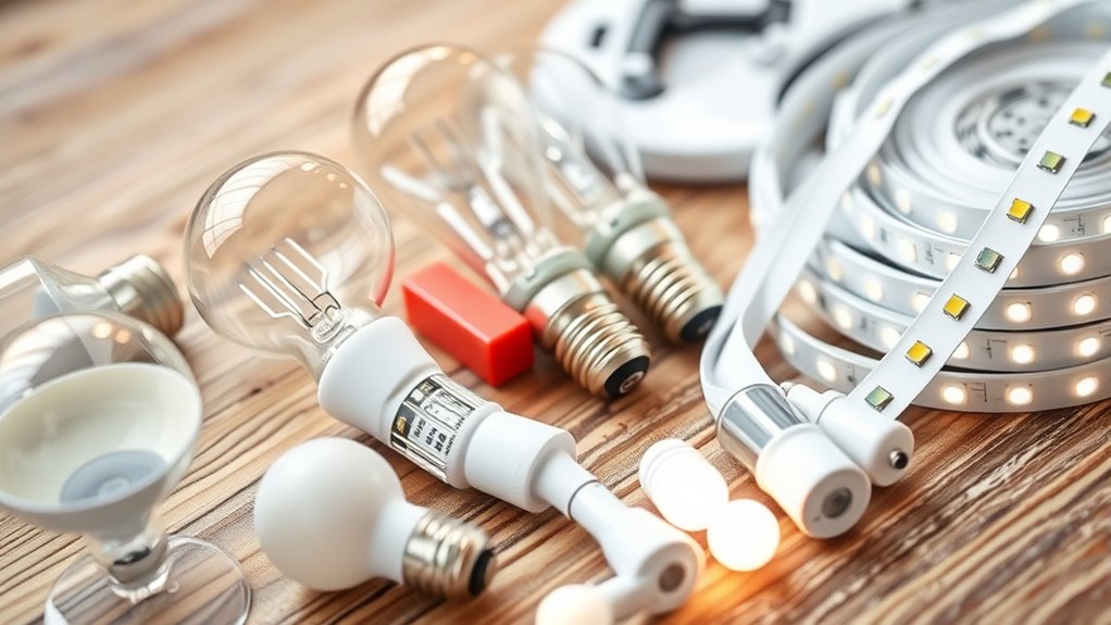 variety of bulb types