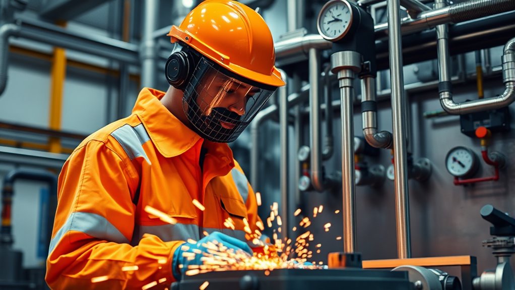 verify gas flow safely