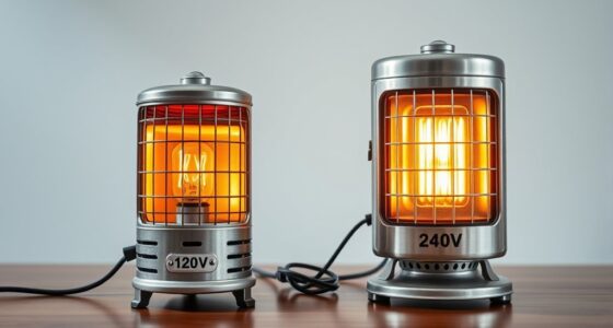 voltage heating power comparison