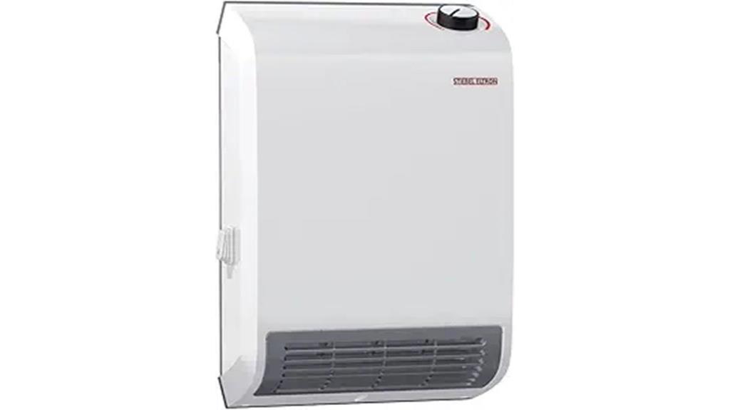 wall mounted electric fan heater