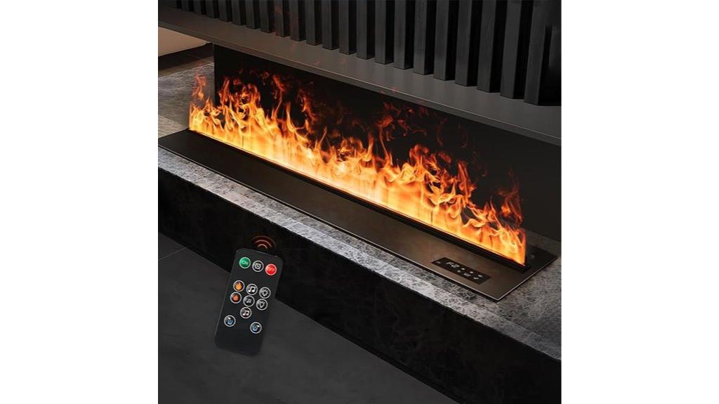water vapor fireplace remote