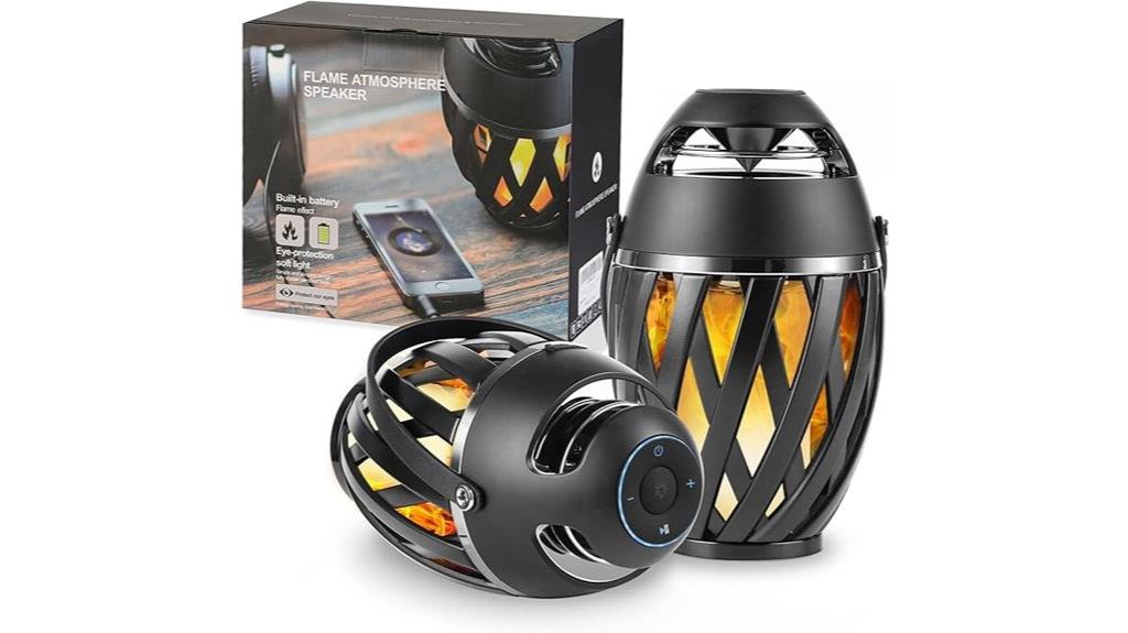 waterproof bluetooth flame speakers