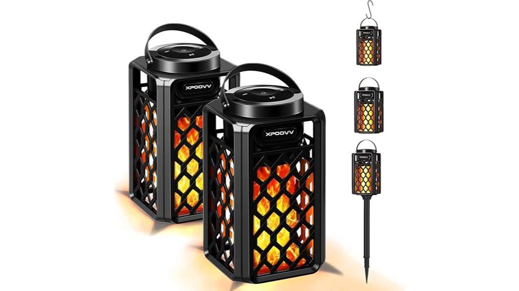 waterproof led flame speakers