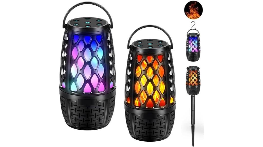 waterproof outdoor flame speakers