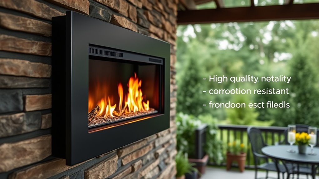 weatherproof durable outdoor construction