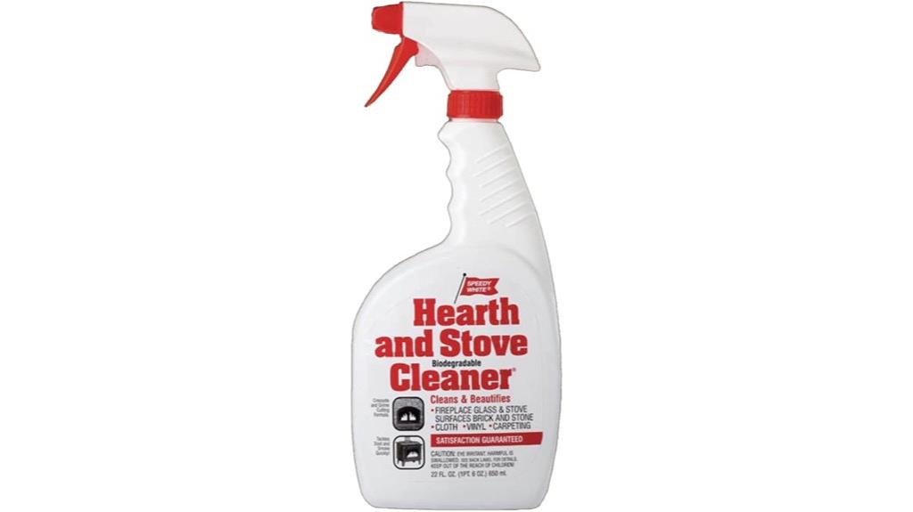 white hearth stove cleaner
