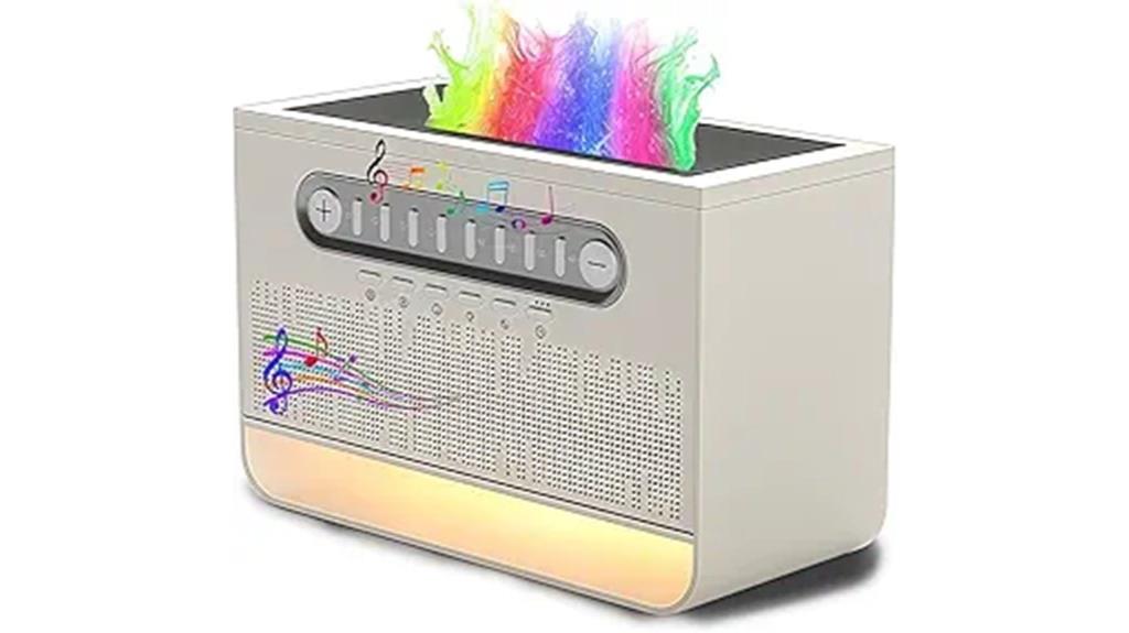 white noise flame diffuser