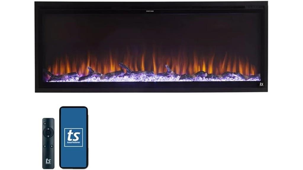 wireless electric fireplace insert