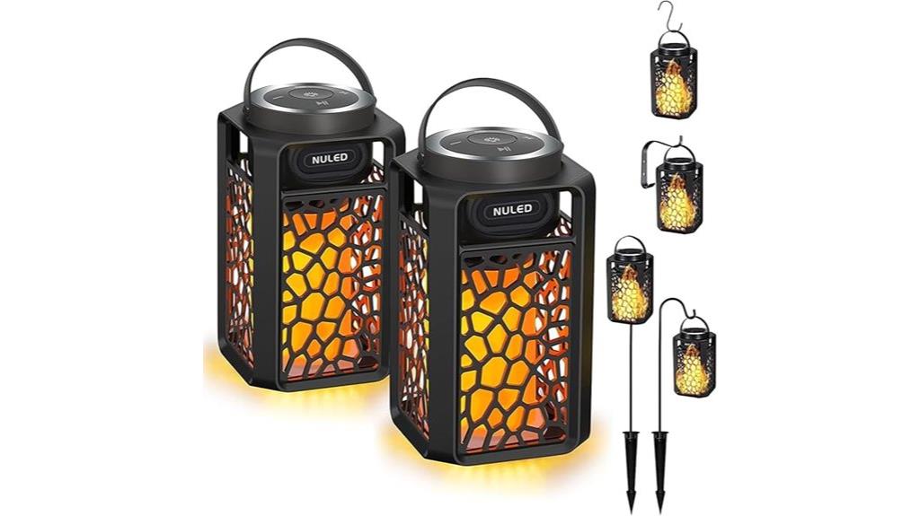 wireless flame led speaker