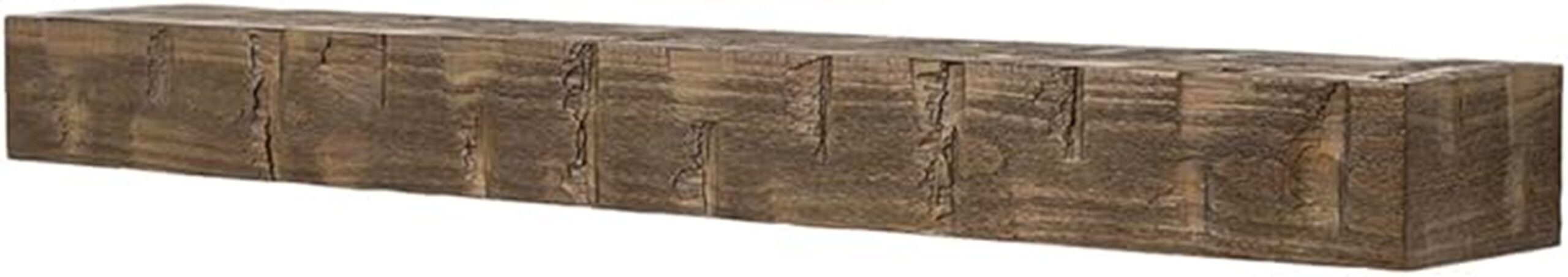 wooden mantel shelf