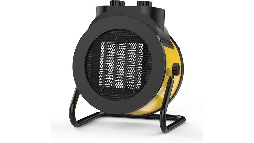 adjustable angle space heater