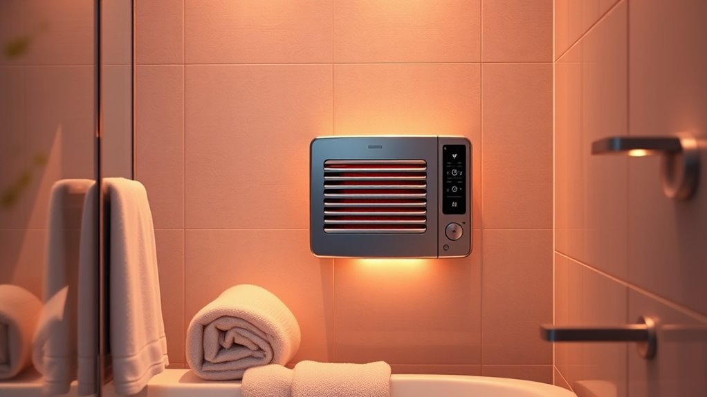bathroom heater safety features