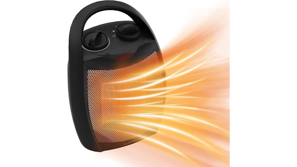 compact indoor heating device