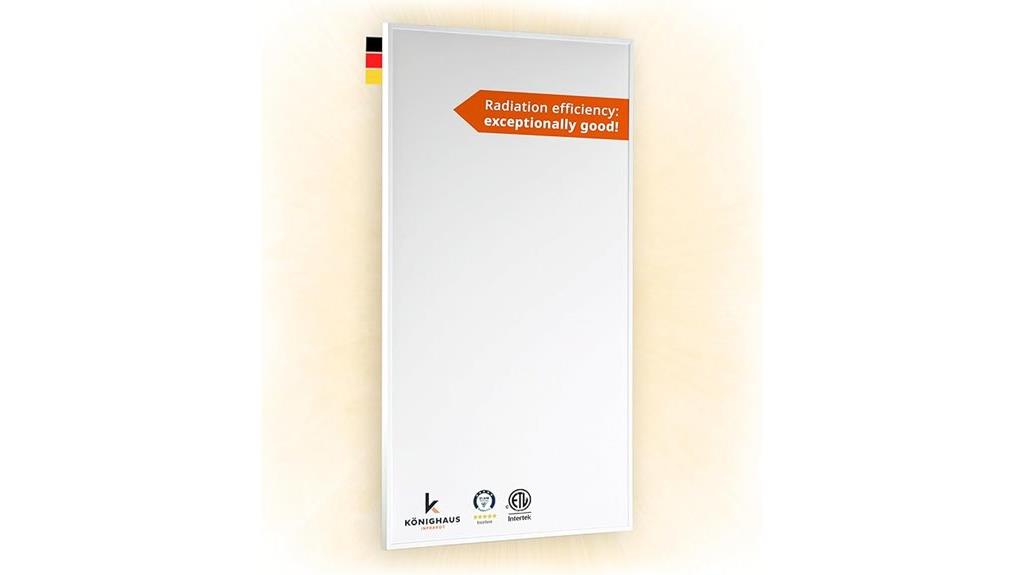 compact infrared room heater