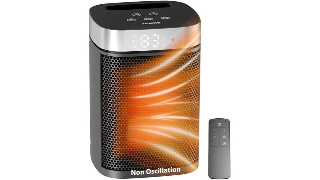 compact remote thermostat heater