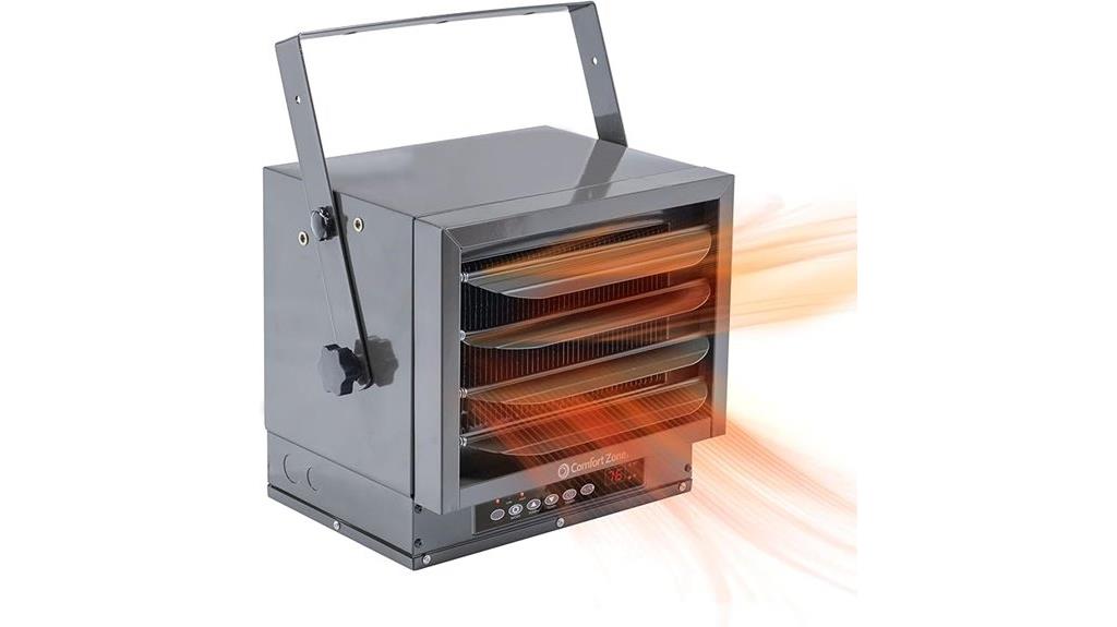 garage ceiling heater installation