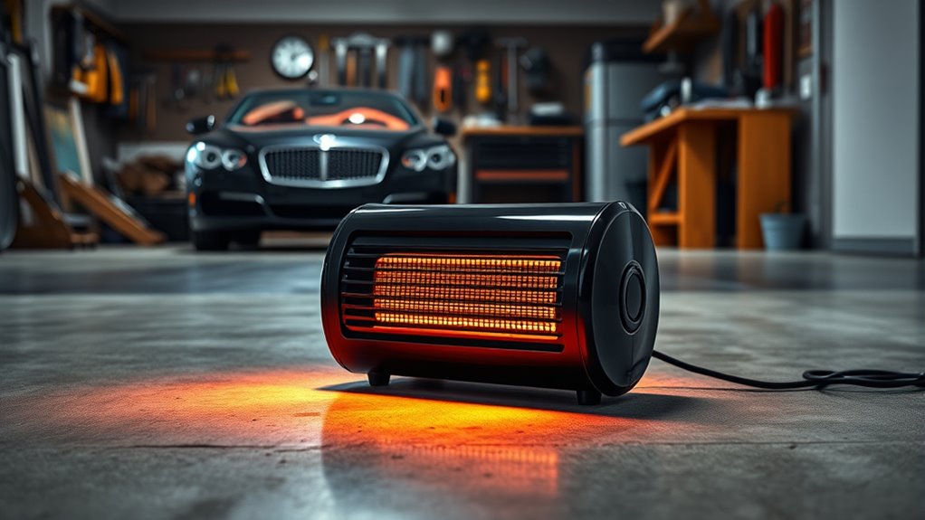 garage winter heating solutions
