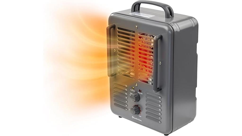 milkhouse heater with thermostat