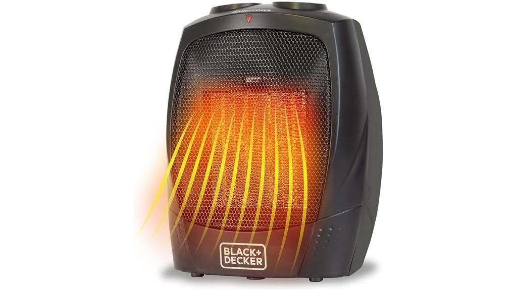 portable black decker heater