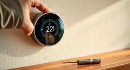 adjusting fireplace thermostat settings