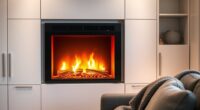 apartment electric fireplace options