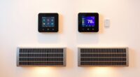 automated electric heating control