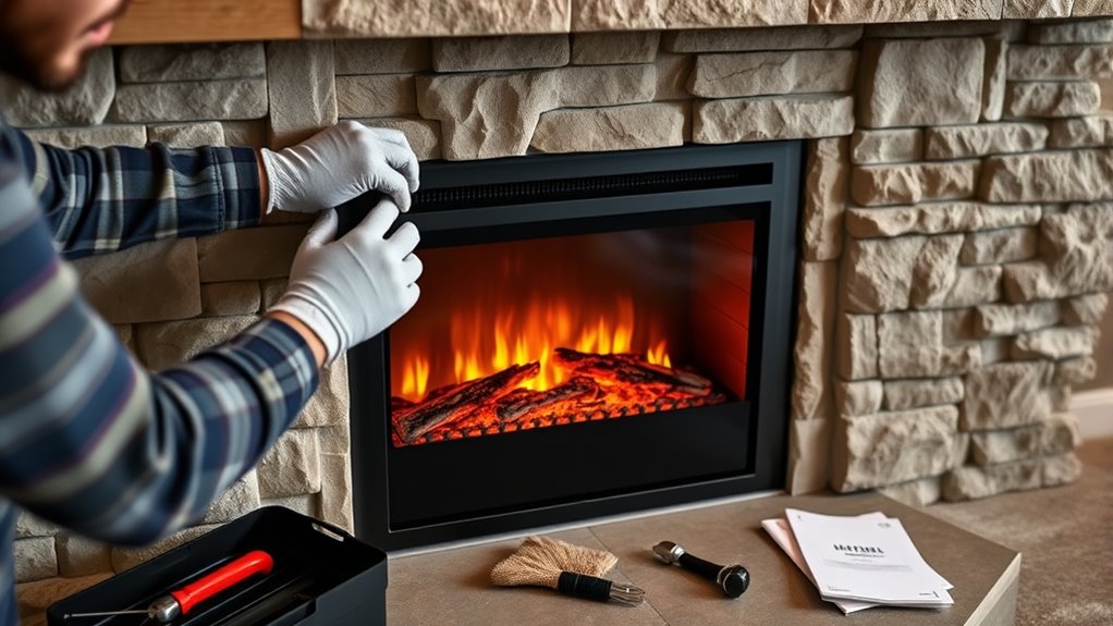 checking fireplace upgrade numbering