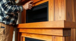 constructing a decorative mantel