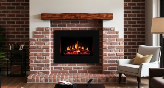 convert wood fireplace electrically
