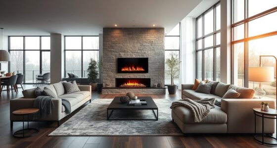 efficient heating for open spaces