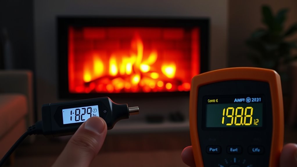 electric fireplace amp requirements