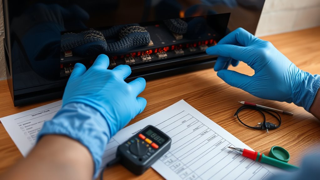 electric fireplace care tips