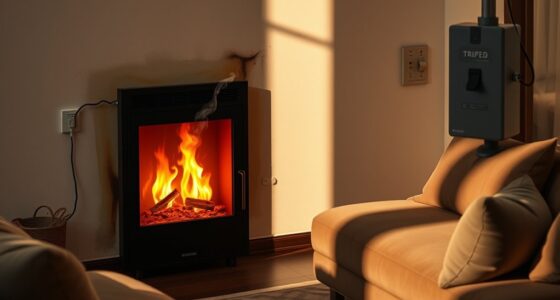 electric fireplace causes breaker trips