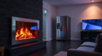 electric fireplace energy comparison