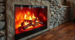 electric fireplace heat output