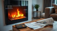 electric fireplace monthly expenses